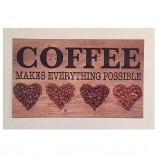 Coffee Bean Possible Rustic Cafe Vintage Wall Plaque or Hanging House Kitchen   302272472525